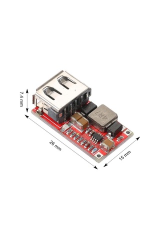6-24v To 5v 2a Usb Voltaj Düşürücü Hw384 Mini Usb Çıkış Şarj Taşınabilir Güç Kaynağı Araba Mobil Dc Dc Çevirici Step Down Power Modül Çok Renkli