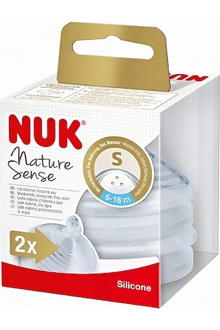 Nature Sense 2'li Alıştırma Bardağı Emziği S Beden Şeffaf