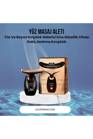 Yüz Ve Boyun Masaj Aleti Yunus Tasarım, Kırışık Görünümü Giderici - Lisinya