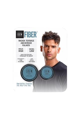 American Crew Men Fiber Güçlü Tutuşlu Mat Saç Şekillendirici Set 85gr + 50gr