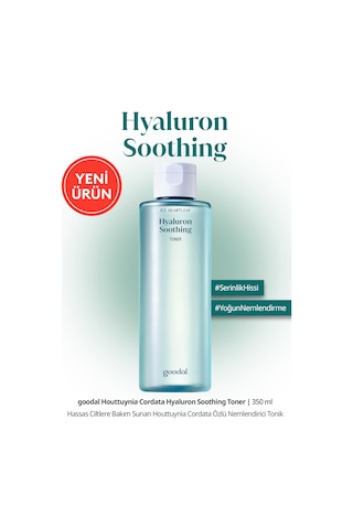 Hassas Ciltlere Bakım Sunan Nemlendirici Tonik Goodal Houttuynia Cordata Hyaluron Soothing Toner