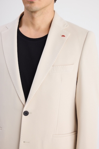 Twn Slim Fit Bej Armürlü Kumaş Ceket 6ec04bb01474m