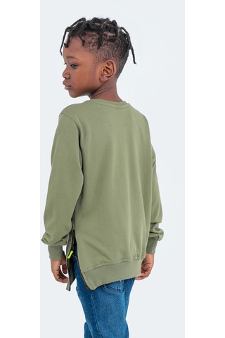 Slazenger DUNA IN Çocuk Haki Sweatshirt