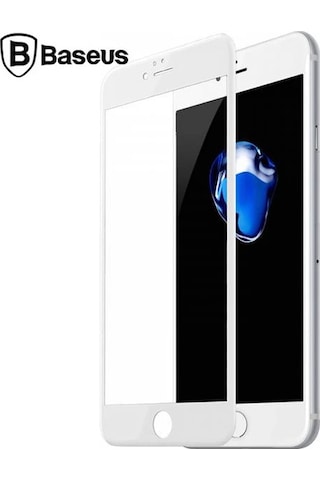 Baseus Apple iPhone Uyumlu 6/6s 3d Full Kaplama Kırılmaz Cam Ekran Koruyucu Siyah - Mh-hs1114028776