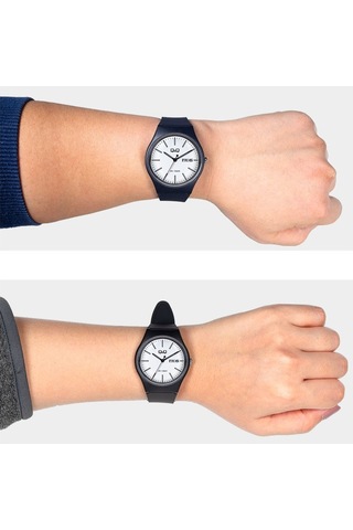 Q&Q QCG21201 Su Geçirmez Çift Takvimli Unisex Kol Saati