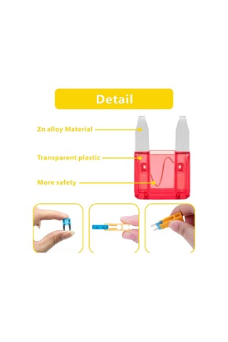 Kutuda 220 Adet Araç Sigortası, Orta Boy Sigortalar Ve Küçük Fişli Sigortalar