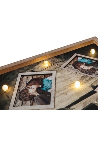 Vitale Pera Led Işıklı Ahşap Tablo 60X40 Cm Ak.Gk0003