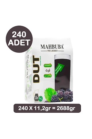 Mahbuba Dut Aromalı Soğuk Toz İçecek 240x11.2gr