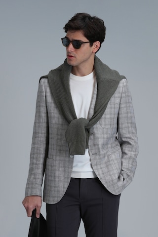 Lufian Dany Spor Erkek Blazer Ceket Slim Fit Gri Gri 111140163100150 Gri
