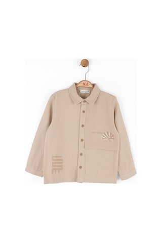 Nk Kids Erkek Çocuk Protect Gömlek 48506 Vizon