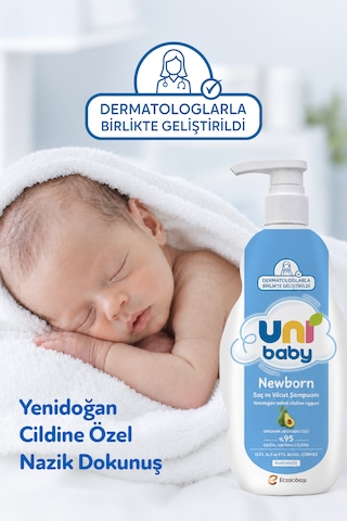 Uni Baby Newborn Yenidoğan Saç ve Vücut Şampuanı 500 Ml