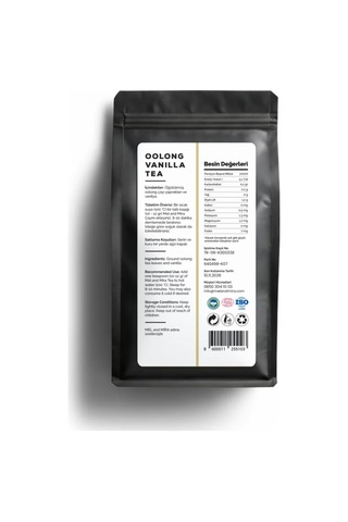 Premium Oolong Vanilla Tea 50g Saf Vanilya Aromalı Oolong Çayı