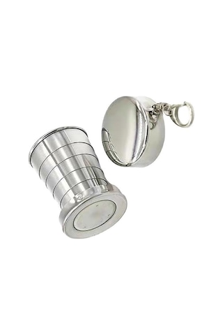 Geeroyoo Taşınabilir Paslanmaz Çelik Katlanabilir Bardak, 250 Ml, Seyahat Ve Kamp İçin Pratik İçecek Kabı