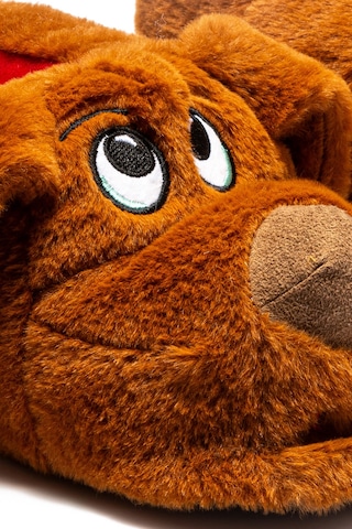 Karamel Erkek Hayvanlı Panduf Kahverengi 41/46 Kahve