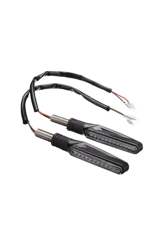 Monyee Motorcycle Led Sinyal Lambaları 12v 12leds - Dayanıklı, Su Geçirmez, Evrensel Uyum Honda, Yamaha, Suzuki, Kawasaki Vb. - Siyah Abs Kasa