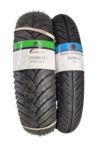Maruti Tyres Honda Crf 250l 120/80-17, 90/90-17 Tl Maxıma Motosiklet Lastik Seti