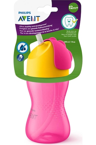 Philips Avent Pipetli Bardak +12 Ay 300 ML - Pembe
