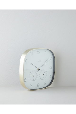 English Home Nador Duvar Saati 29 Cm Gold Gold