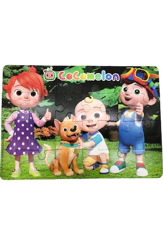 Laço Kids Cocomelon Büyük Yer Puzzle 24 Parça Çocuklar Için Eğitici Yapboz