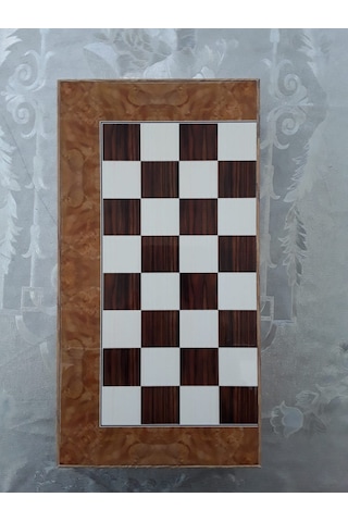 Yenigün Rose Desen Küçük Tavla