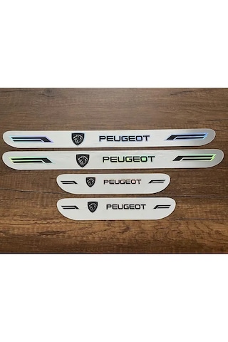 Peugeot Aynalı Kapı Eşiği 4'lü Set