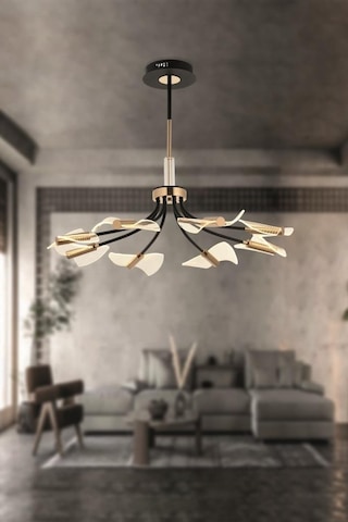 Eray Aydınlatma 86417-8 Sarı Led Avize Sarı - Siyah