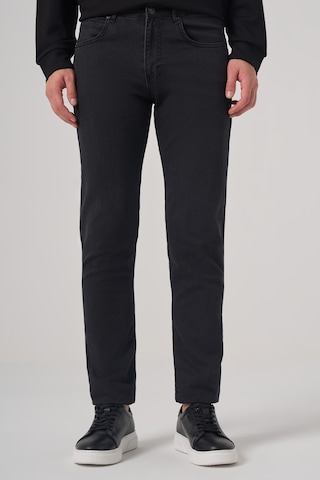 Erkek Siyah Denim 5 Cep Slim Fit Jean Kot Pantolon 25ms003044001 Siyah Siyah