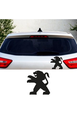 Peugeot Logo Sticker, Oto Sticker, Modifiye Sticker 17x17 Cm