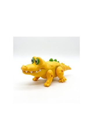 Dans Eden Robot Timsah Eğlence Hareket Ve Kahkaha Bir Arada Dansçı Crocodile - Sarı