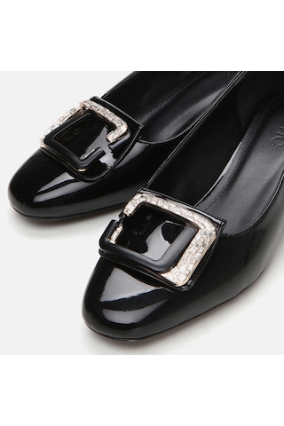 Hotiç Siyah Kadın Kalın Topuk 01ayh297980a100 Siyah-black Siyah