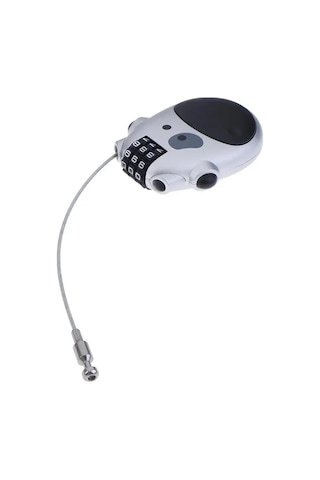 Ayt Sunup 3 Haneli Şifreli Güvenlik Kilidi Kopmaz Çelik Halatlı Bisiklet Scooter Kilit