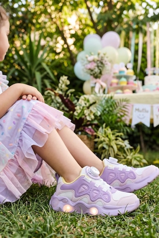 In Step Twinkle Mekanizmalı Işıklı Kız Çocuk Lila Spor Ayakkabı