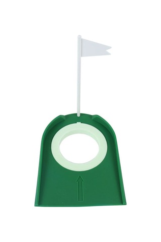 Qingmipy Plastik Golf Putt Egzersiz Tabağı: Kesinlik Artırıcı İç Çember Ve Çıkarılabilir Bayrak İle Her Yerde Uygulama Yeşil
