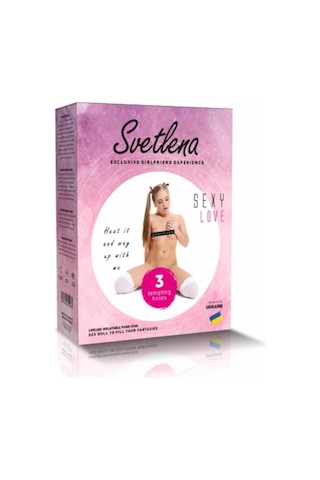 Hızlı Express Svetlena Doll 3 Işlevli Şişme Bebek Kadın Bayan Manken