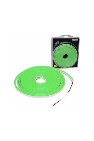 12 Volt 6x12 MM Yeşil Esnek Neon Led (5 Metre)