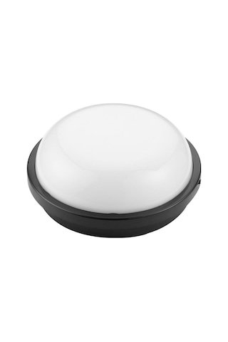 Banyo Tavan Lambası Artos 20w Yuvarlak Siyah Balkon Lambası 6400k Beyaz Led Işık Teras Duvar Lambası Siyah