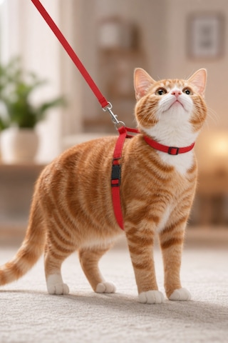 Kiwi Kpcl-10320c Kedi Göğüs Tasması Ve Gezdirme Seti