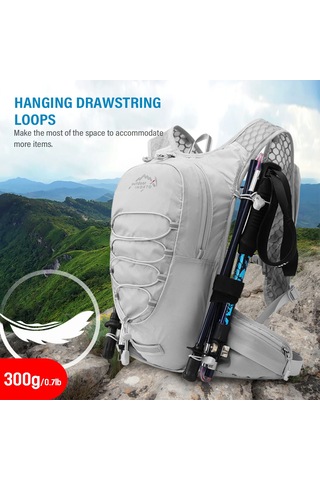 Jeehugo Spor Sırt Çantası: Dağcılık, Koşu, Bisiklet - 12l, 76-150cm Göğüs Ölçüsü, Siyah - 300g Çok Renkli