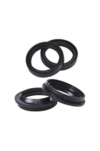 Ganzhoushop Yağ X X Ve Toz Suntek Siyah Ön Mv Mm Kiti Keçesi Keçesi Için F4 Çatal Agusta 63 50 11 İx Siyah