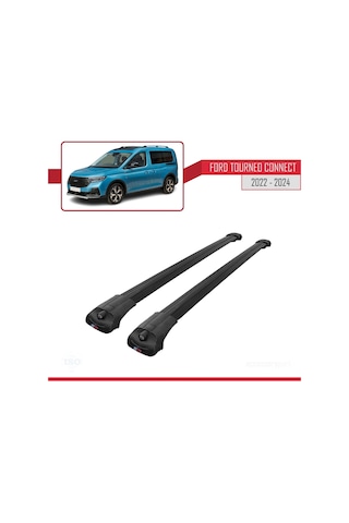 Ford Turneo Connect 2022 Ve Sonrası İle Uyumlu Ace-1 Ara Atkı Tavan Barı Siyah