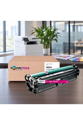 Hp 650a Ce273a Kırmızı Uyumlu Toner - Çipli / Color Laserjet Enterprise Cp5525 / M750