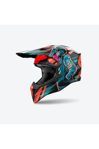 Airoh Wraap Cyber Gloss Kask Turuncu