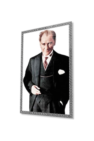 Atatürk Cam Tablo 4mm Dayanıklı Temperli Cam, Atatürk Glass Wall Art130
