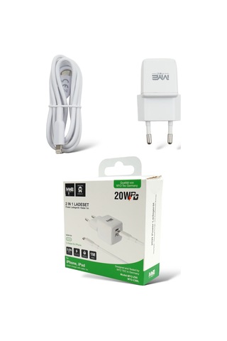 My2 Tec 2'si 1 Arada Şarj Seti Apple iPhone Uyumlu 14 Lightning Usb-c İçin Şarj Kablosu Siyah 20w 3a 100cm