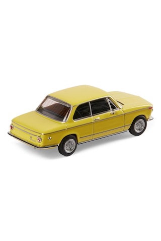 1:64 Ölçek Almost Real Bmw 2002 Yellow Diecast Metal Minyatür Model Araba 5cm