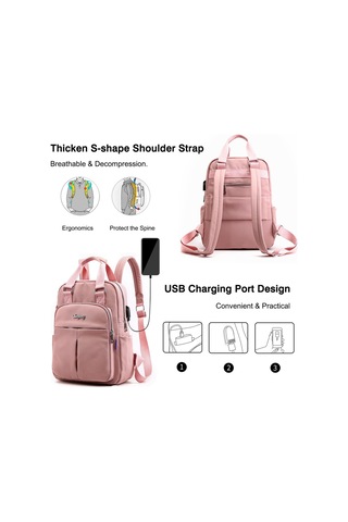 Kadın Sırt Çantası, Dizüstü Bilgisayar Çantası, Okul Sırt Yeşil