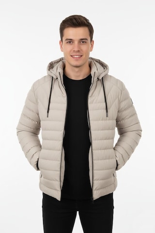 Erkek Kapüşonlu Spor Mont Regular Fit 3019 Bgl-st04897 Taş