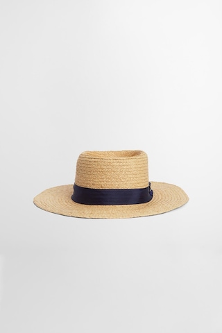 Barbour Lily Hasır Şapka Be11 Natural/navy Bej