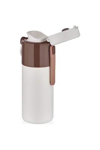 Tkk 450 Ml Kahverengi Paslanmaz Çelik Termos - Kahve Termosu - Çocuk Ve Yetişkin