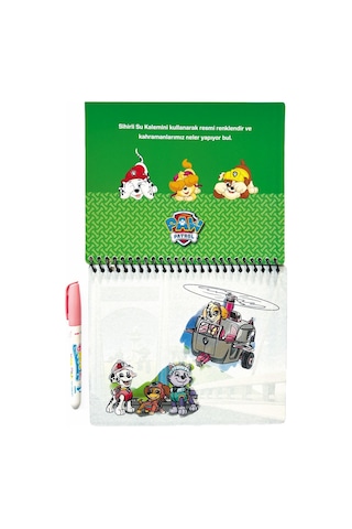 Pembe Paw Petrol Sulu Boyama Kitabı Sihirli Kalem Sihirli Boyama Eğitici Kitap Pembe Paw Petrol